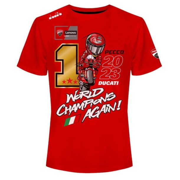Ducati Bagnaia FB63 2023 MotoGP World Champion t-shirt